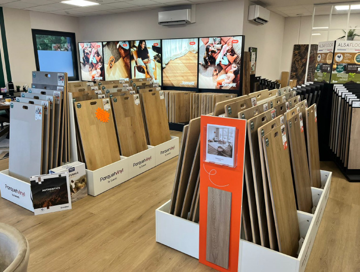 Showroom parquet et revêtement de sol à 15 min de Lyon Sud