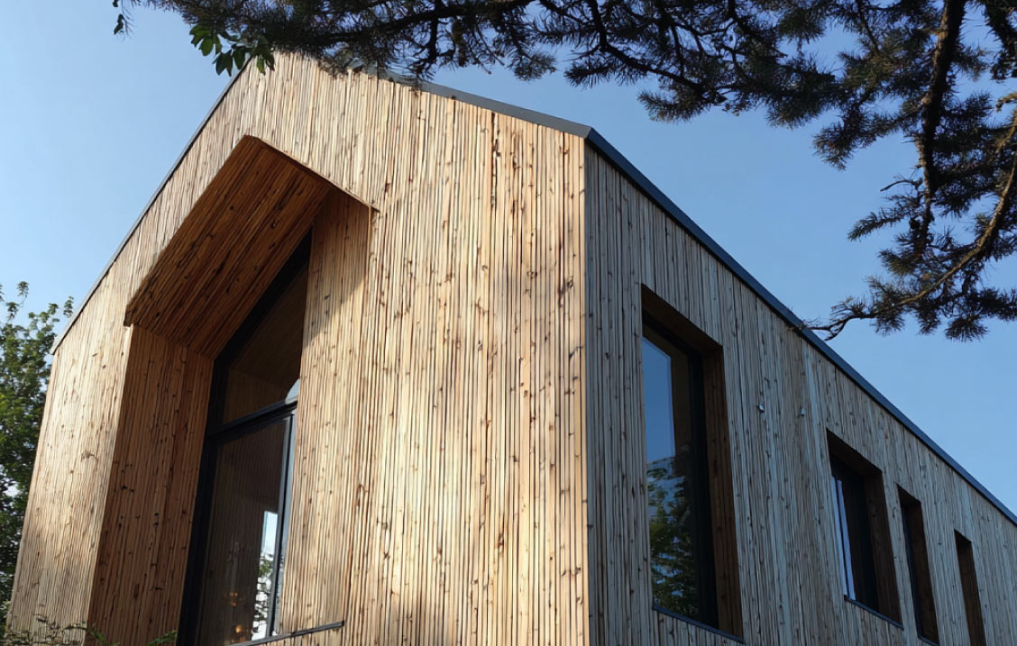 Zoom sur les bardages écologiques et durables