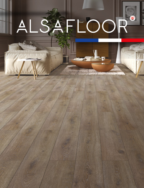 Sol stratifié SOLID PLUS Chêne Sunset 471, revendeur Solegno Lyon