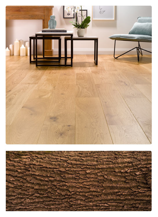 Parquet chêne bâton rompu natur à Lyon