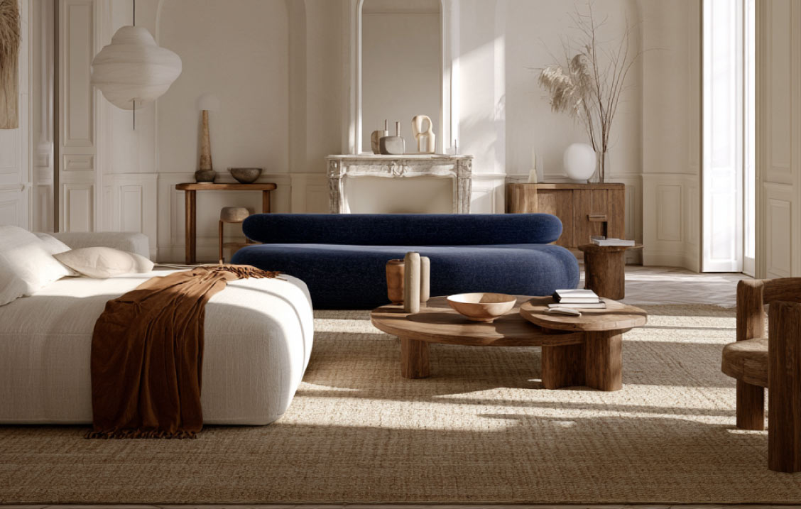 Une décoration méditerranéenne contemporaine